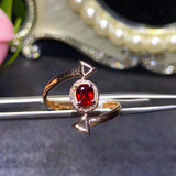 1ct Oval Cut Pink Ruby Engagement Ring Bypass Arrow Halo 14k Yellow Gold Finish