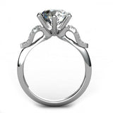 1ct Round Cut Diamond Exquisite Solitaire Engagement Ring 14k White Gold Finish