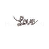 1.2ct Round Cut Moissanite Heart Love Pendant 14k White Gold Plated NO CHAIN