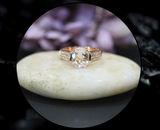 1.5ct Oval Cut Diamond Engagement Ring 14k Rose Gold Finish 4 Prong Solitaire