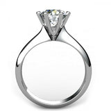 1ct Round Cut Diamond Cathedral Solitaire Engagement Ring 14k White Gold Finish