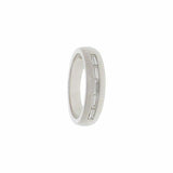 1ct Baguette Diamond Wedding Band Channel Set Half Eternity 14k White Gold Over