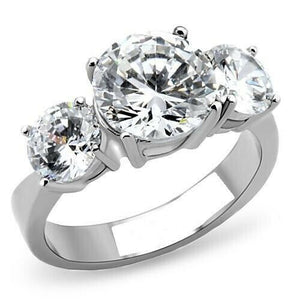 2Ct Round Cut Diamond Classic Three Stone Engagement Ring 14K White Gold Finish