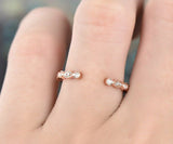 1.6ct Oval Peach Morganite Engagement Ring 14k Rose Gold Finish Halo Bridal Set