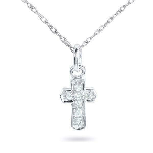 2Ct Round Cut Diamond Jesus God Christ Pendant with Chain 14K White Gold Finish