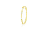 Minimalist Full Eternity Wedding Band 0.5ct Round Diamond 14k Yellow Gold Finish