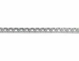 20Ct Asscher Cut Diamond Cocktail Women Tennis Bracelet 14K White Gold Finish