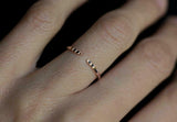 1.2ct Trillion Cut Diamond Engagement Ring 14k Rose Gold Finish Bridal Set Band