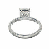 1.2ct Princess Cut Diamond Engagement Ring Classic Solitaire 14k White Gold Over