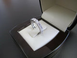 4.5Ct Round Cut Diamond Vintage Half Eternity Wedding Band 14K White Gold Finish