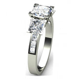 2ct Princess Cut Diamond Bridal Solitaire Engagement Ring 10k Solid White Gold