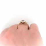 2ct Oval Cut Pink Sapphire Halo Stylish Engagement Ring 14k Rose Gold Finish