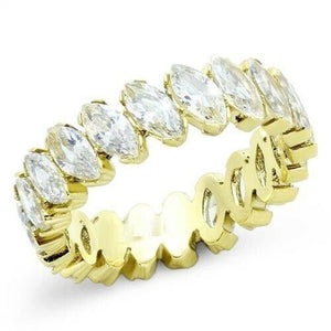 5Ct Marquise Cut Diamond Trendy Full Eternity Wedding Band 14K Yellow Gold Over