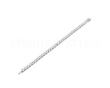 7.5ct Pear Cut Simulated Diamond Unique Tennis Bracelet 14k White Gold Plated