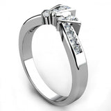 1ct Round Cut VVS1D Diamond Unique Stylish Engagement Ring 14k White Gold Finish