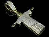 2ct Round Cut VVS1D Diamond Jesus Christ Pendant 14k Yellow Gold Finish NO CHAIN