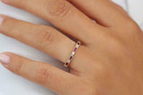 1ct Baguette Pink Ruby Milgrain Half Eternity Wedding Band 14k Yellow Gold Over