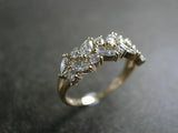 4Ct Marquise Diamond Floral Leaf Inspired Engagement Ring 14K Yellow Gold Finish