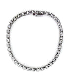 20Ct Round Brilliant Sparkle Diamond Gatsby Tennis Bracelet 14K White Gold Over