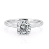 1ct Cushion Diamond Engagement Ring Classic 4 Prong Solitaire 14k WhiteGold Over