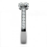 2.5ct Princess Cut VVS1D Diamond Accent Engagement Ring 14k White Gold Finish